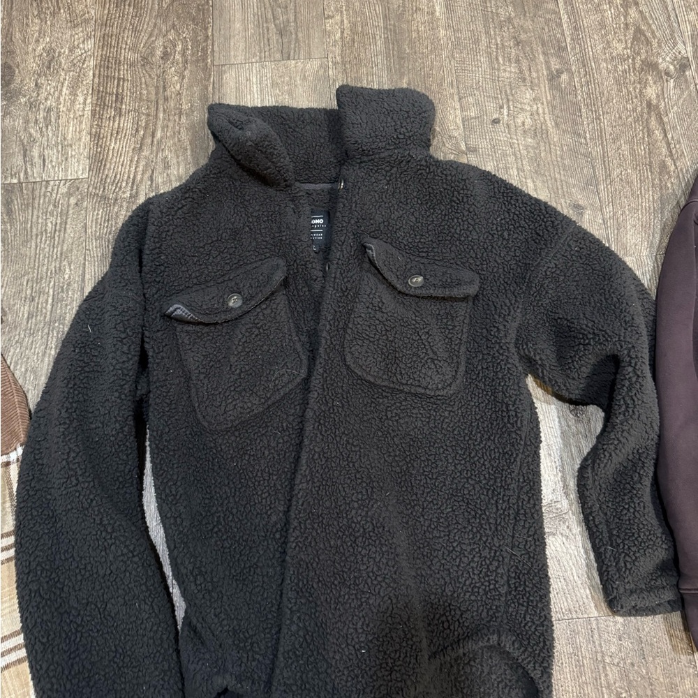 Women’s Black Sherpa Jacket